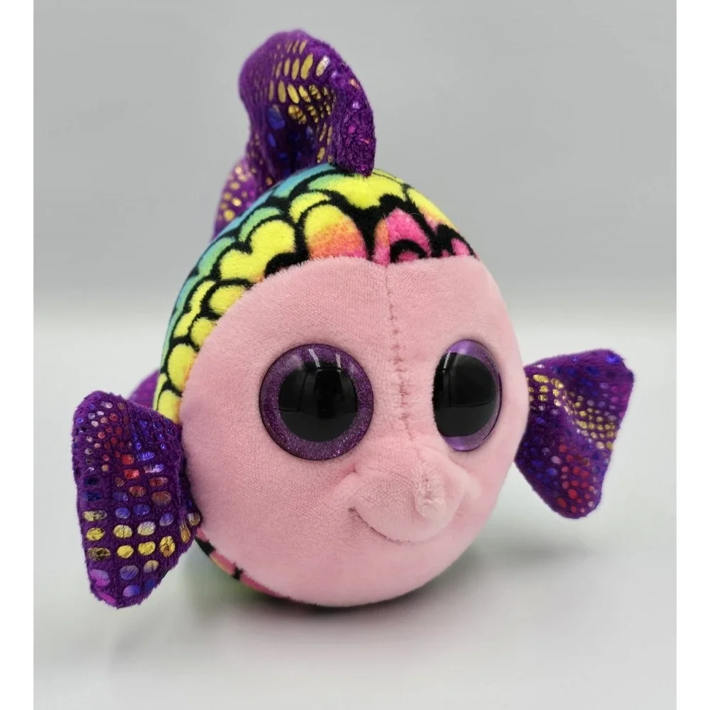 Ty Beanie Boos Flippy Rainbow Fish Plush 6